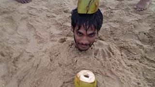 preview picture of video 'Happy days at kotthapatnam beach, jnv ongole.'