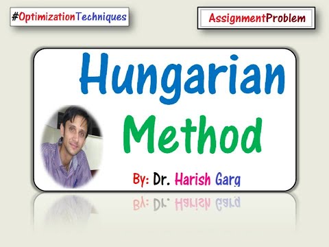 Hungarian Method to Assignment Problems