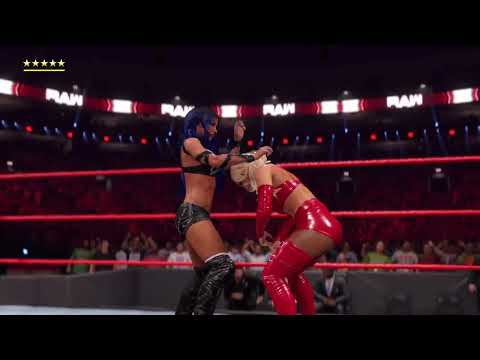 WWE 2K22 HD Sasha Banks Vs Carmella - Wrestling Superstar Match