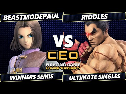 CEO 2024 TOP 8 - BeastModePaul (Hero) Vs. Riddles (Kazuya) Smash Ultimate - SSBU