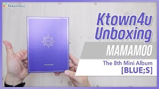 [Ktown4u Unboxing] MAMAMOO - 8th Mini Album [BLUE;S] 마마무 ママム 언박싱 Kpop