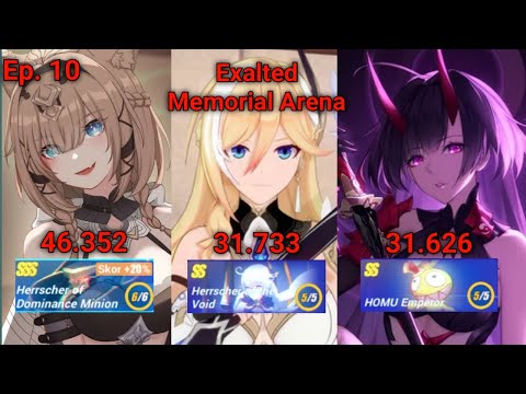 Honkai Impact 3 Sea. MA Exalted, Hod minion, Hov, Homu. point : 109.711. Eps 10