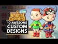 Animal Crossing New Horizons | 10 Awesome CUSTOM Designs You Need to Import!