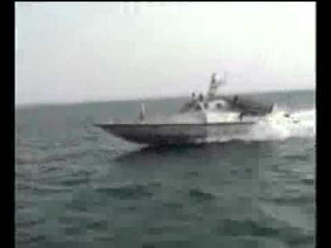 Iran launches high speed missile launching assault boats - 23 August 2010