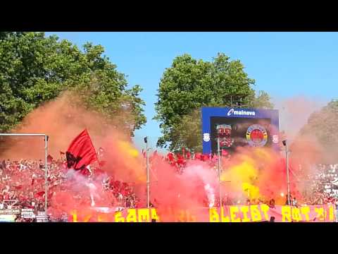 Pyro Choreo St. Pauli no Randale Frankfurt Ultras USP "Hamburg bleibt rot"