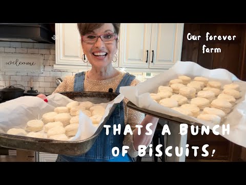 Making & Freezing White Lily Homemade Biscuits For A Month @ourforeverfarm