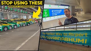 Stop using the Airport Taxis! Airport Rail Link Bangkok Suvarnabhumi