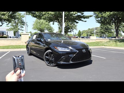 2021 Lexus ES 350 F Sport Black Line Special Edition: Start Up, Test Drive, Walkaround and Review