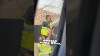 This girl noticed a part of the plane was missing before takeoff 😱