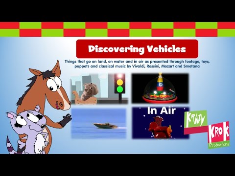 Krazy Krok Productions - Discovering Vehicles (2023) - Transportation Names and Sounds with Puppets