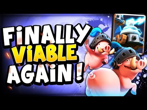 TOP LADDER with THE BUFFED ROYAL HOGS & ZAPPIES! - CLASH ROYALE