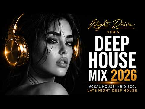Deep House Mix 2026 - Night Drive Vibes | Vocal House, Nu Disco & Late Night Deep House