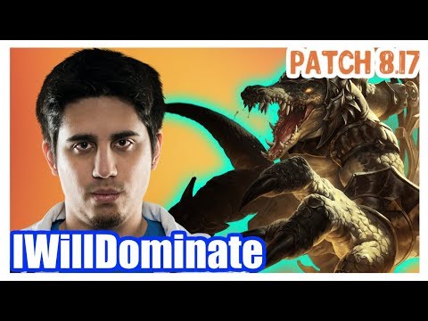 IWillDominate | RENEKTON vs VLADIMIR | RENEKTON Top | Challenger Gameplay | Patch 8.17