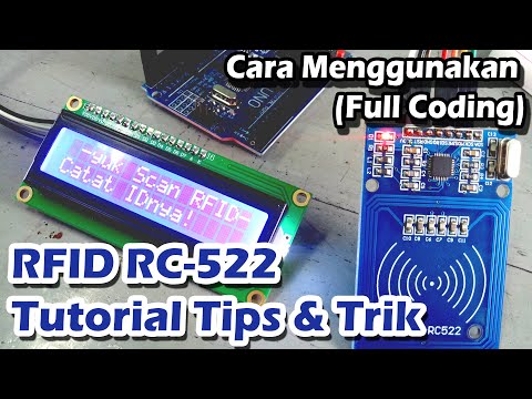 Menggunakan RFID Untuk Deteksi Nomor Kartu Akses || Tutorial Arduino Full Coding Reader dan RFID Tag