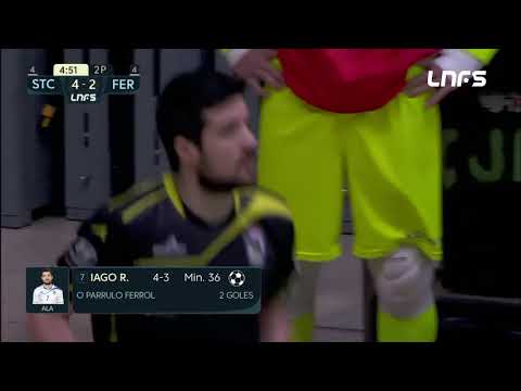 Gol Iago Rodriguez (4-3) Industrias Santa Coloma - O Parrulo Ferrol. J11, 1Div. LNFS
