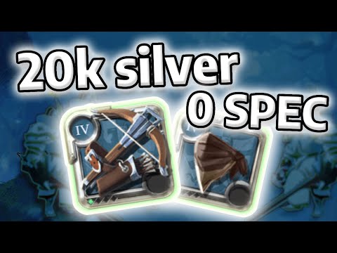 20k DOUBLESHOT build with 0 SPEC crossbow albion online