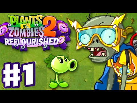 Plants vs. Zombies 2: Reflourished - Gameplay Walkthrough Part 1 - Holiday Mashup!