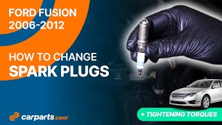 How to replace the Spark Plugs 2006 - 2012 2.5 Ford Fusion ⚡