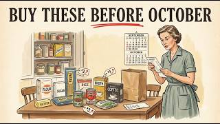 I Bought These 10 Groceries Before October at 52 — I Didn’t Want to Pay More Later