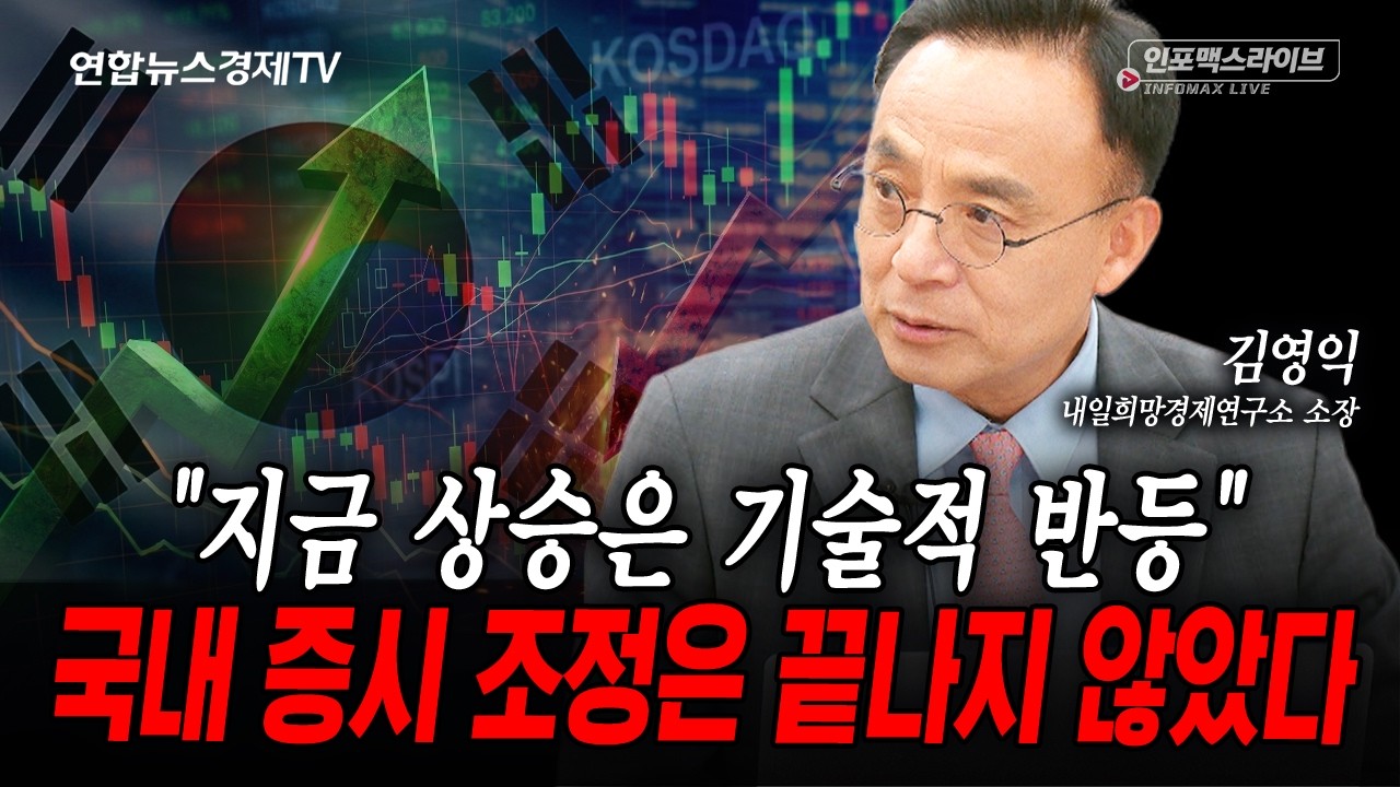 국내증시 조정은 끝나지 않았다 (김영익) | 인포맥스라이브 2026년 8월12일 방송