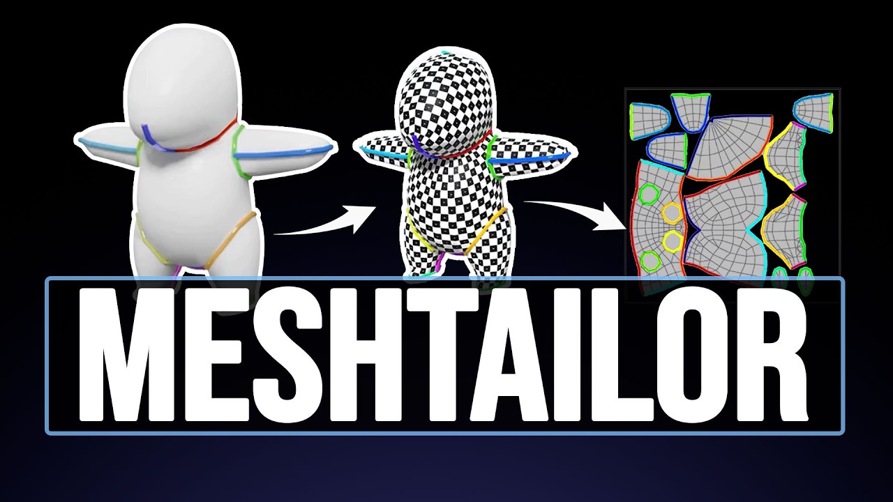 MeshTailor - This Will Change UV Unwrapping Forever!