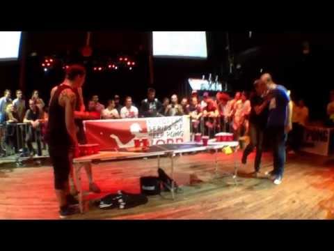 Swiss series of beer pong winner backer final