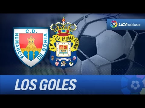 Todos los goles de CD Numancia (4-2) UD Las Palmas