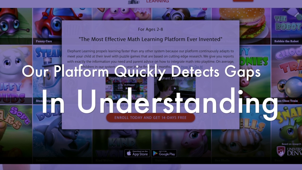 Elephant Learning: Mission Math