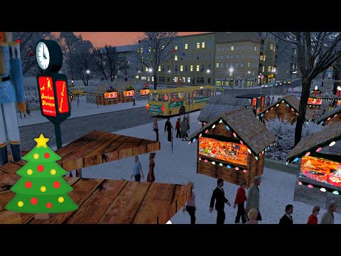 OMSI 2 Weihnachtsmarkt in Neuendorf ☆ Let's Play OMSI 2 | #826