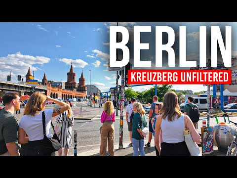 BERLIN, Germany 🇩🇪 4K Walking Tour, Kreuzberg Sunny Day☀️