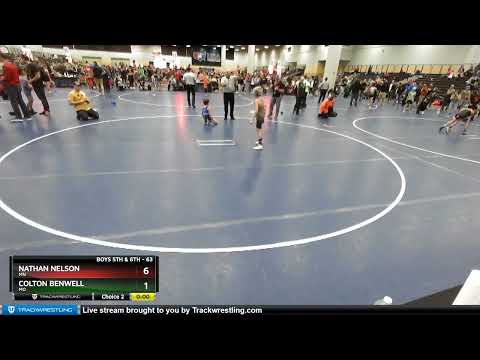 63 Lbs Cons. Round 5 - Nathan Nelson, MN Vs Colton Benwell, MO 9220