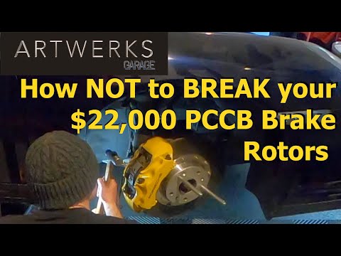 How to: Install Porsche Ceramic Composite Brake (PCCB) Pads on your Porsche 911 Turbo