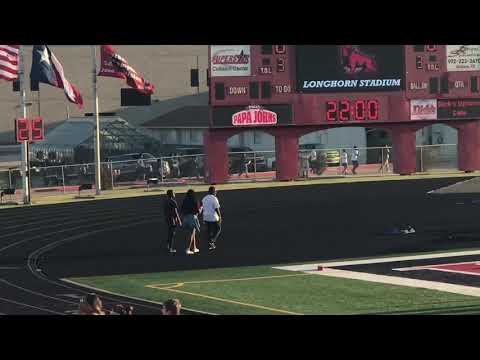 John Tyler’s Big Blue Band entering the stadium