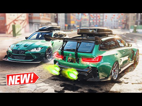 Need for Speed Unbound - NEW BMW M3 Competition Touring Customization! (All Kits)