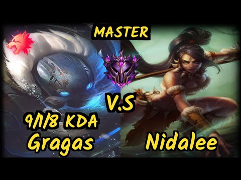 TSM Akaadian (GRAGAS) vs NIDALEE - 9/1/8 KDA JUNGLE GAMEPLAY - NA Ranked MASTER