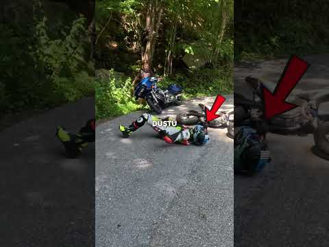 Motorcu Harley'e çarptı 😬