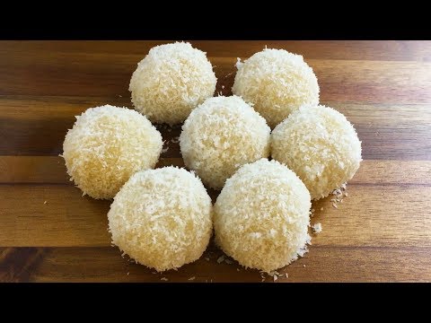 Glutinous Rice Ball Recipe with coconut powder | Snowball
