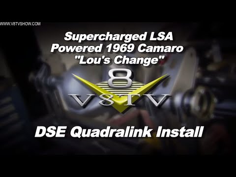 LSA Powered 1969 Camaro "Lou's Change" Detroit Speed QUADRALink Rear Suspension Install Video V8TV
