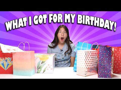 WHAT I GOT FOR MY BIRTHDAY!!! Teenager Birthday Haul!