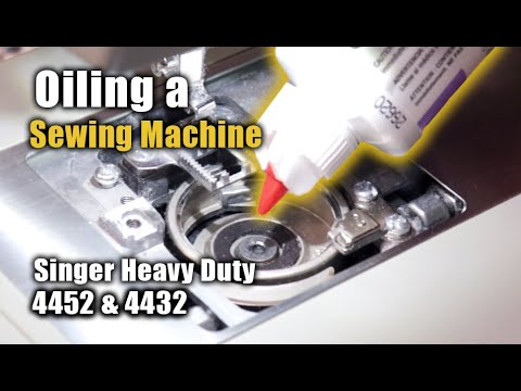Oiling A Sewing Machine | Singer Heavy Duty | Automatic Needle Threader