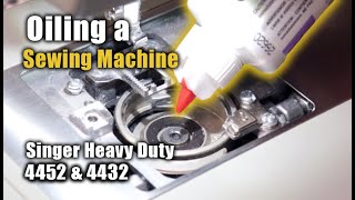 Oiling A Sewing Machine | Singer Heavy Duty | Automatic Needle Threader