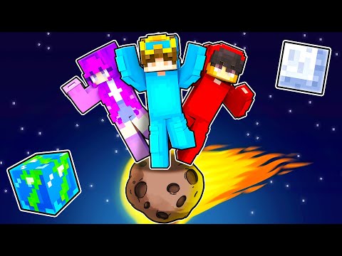 Minecraft But We’re On ONE METEOR!
