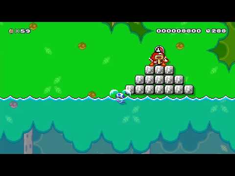 SMW W7-0 (Sunken Ghost Ship) by YoshiihsoY - Super Mario Maker 2 - No Commentary 1cd