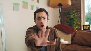  Couple freaks out when they see liquid fall on the table