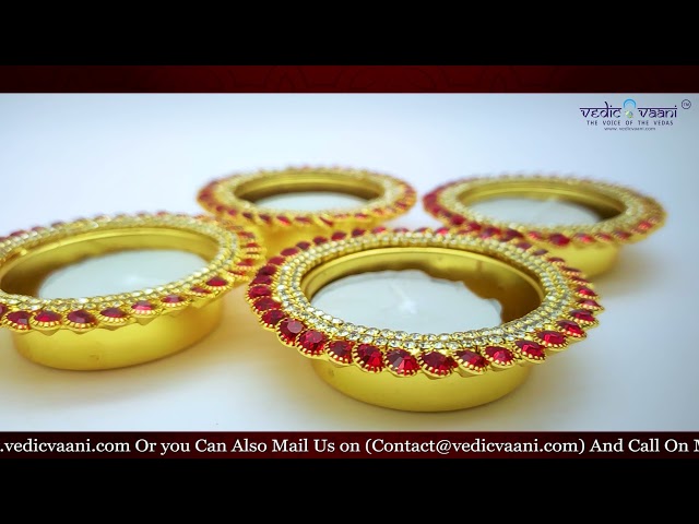 Handcrafted Diwali Diya Deepam for Pooja video