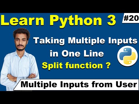 Multiple Inputs In One Line In Python Split Function In Python Python Tutorial Cyber Warriors