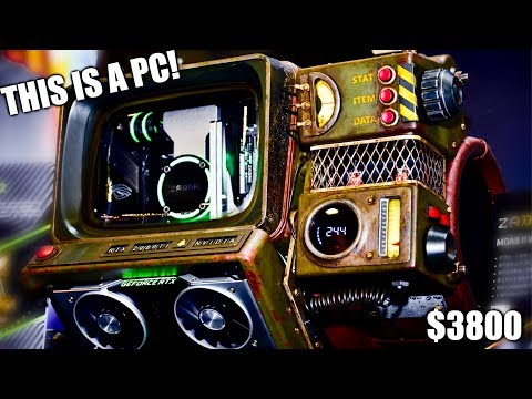 $3800 ULTIMATE Fallout PIP-BOY Gaming PC BUILD - RTX 2080 ti i9 9900k