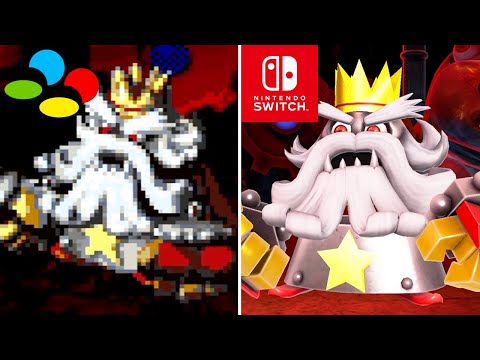 Super Mario RPG - Final Boss & Ending Comparison (Switch vs Original)