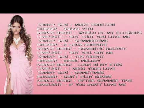 TOMMY SUN , RANGER , MARCO BARDI , LIMELIGHT -  2020 NEW ITALO DISCO