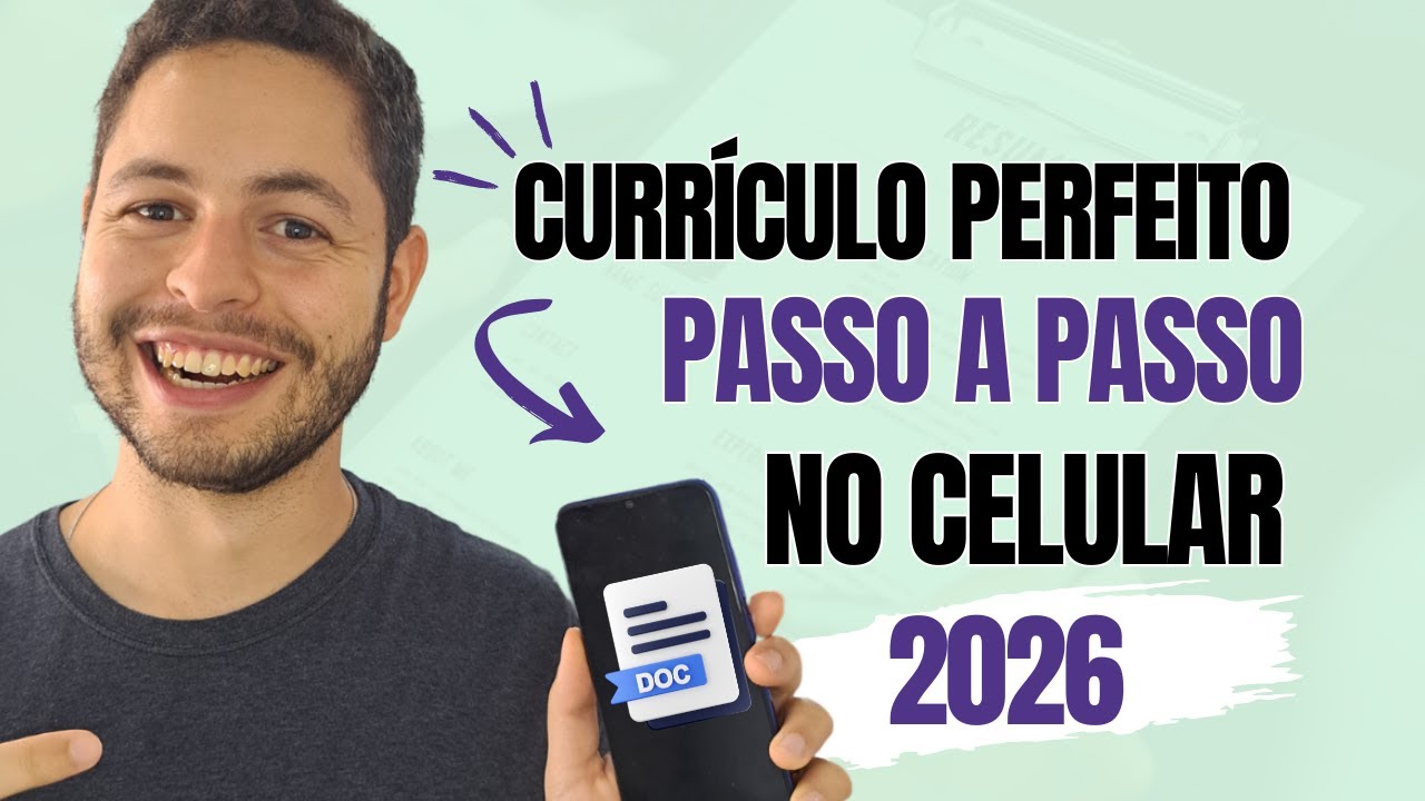Como Fazer Um Currículo Perfeito Pelo Celular (Passo A Passo) | Currículo de Graça para 2024